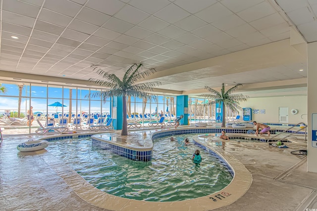 201 S Ocean Blvd Unit 616, Myrtle Beach, SC 29577 - indoor pool featuring view of marina