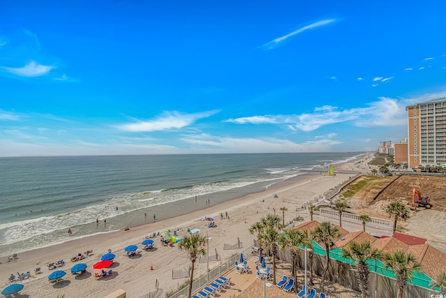 201 S Ocean Blvd Unit 616, Myrtle Beach, SC 29577 - water view featuring nearby beach