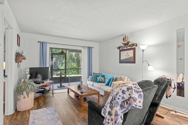 1101 2nd Ave N Unit 1501, Surfside Beach, SC 29575 - living area featuring wood finished floors