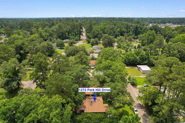 1272 Park Hill Dr, Conway, SC 29526 - aerial overview of property's location with a forest