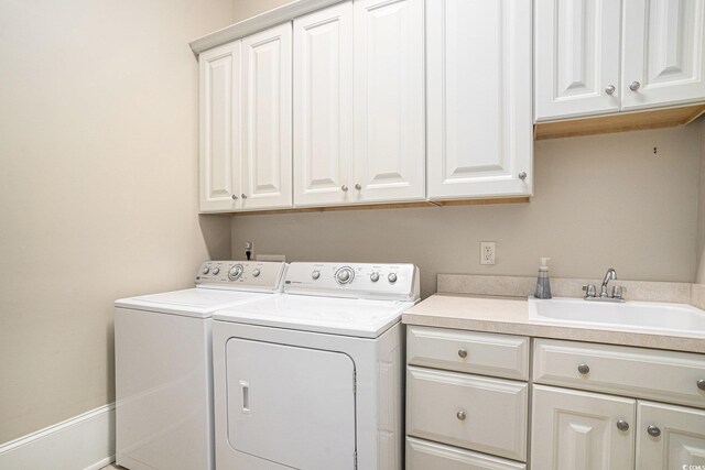 1503 Cadiz Dr, Myrtle Beach, SC 29579 - laundry area with cabinet space and washing machine and dryer