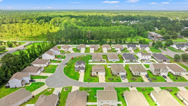 821 Twickenham Loop, Longs, SC 29568 - aerial perspective of suburban area featuring a forest
