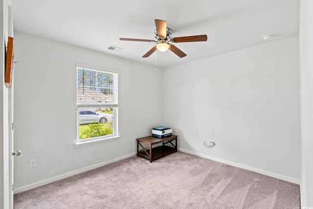 821 Twickenham Loop, Longs, SC 29568 - carpeted spare room featuring a ceiling fan and a smoke detector