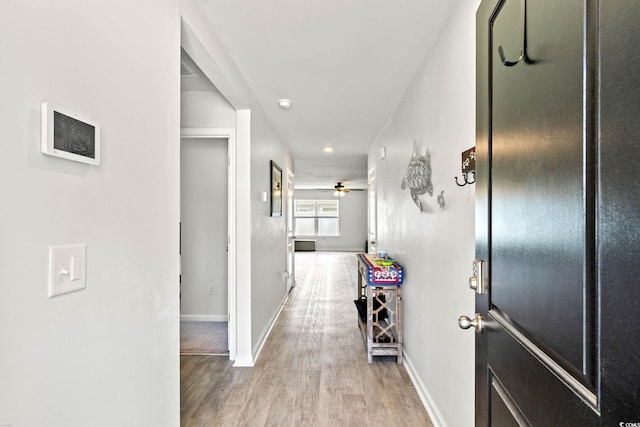 821 Twickenham Loop, Longs, SC 29568 - corridor with wood finished floors and baseboards
