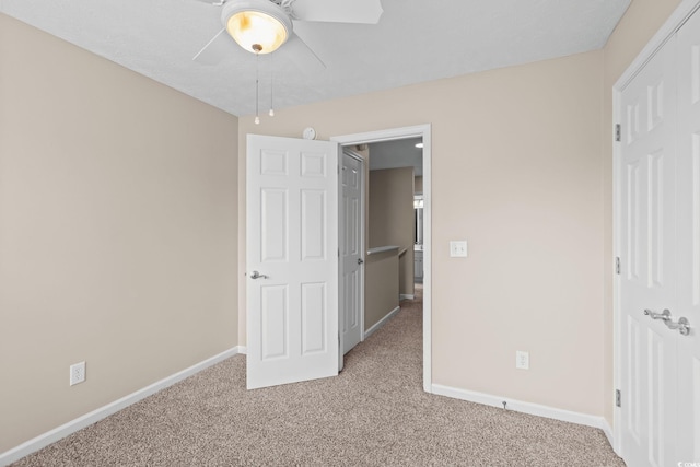 5008 Hayes Bay Ct, Murrells Inlet, SC 29576 - unfurnished bedroom featuring light carpet and a ceiling fan