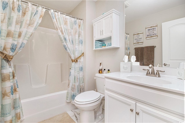 800 Monarch Dr Unit 49, Myrtle Beach, SC 29588 - full bathroom with vanity and shower / bath combination with curtain