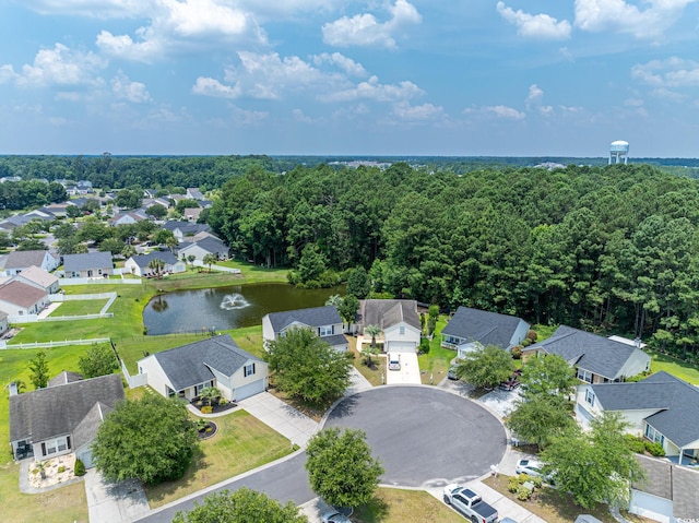 805 Cherry Bark Ct, Myrtle Beach, SC 29579 - aerial view of residential area with a large body of water