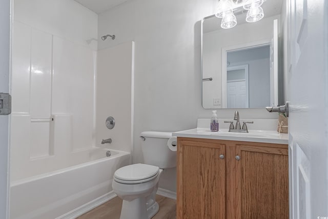 805 Cherry Bark Ct, Myrtle Beach, SC 29579 - full bath with vanity, bathtub / shower combination, and wood finished floors