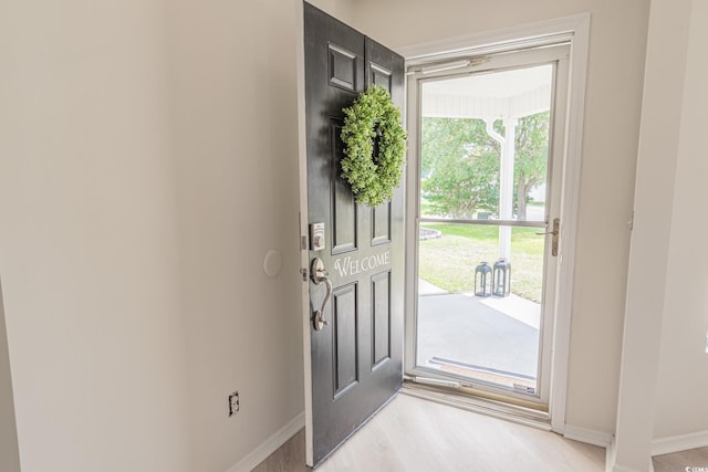 805 Cherry Bark Ct, Myrtle Beach, SC 29579 - entrance foyer featuring baseboards and light wood-type flooring