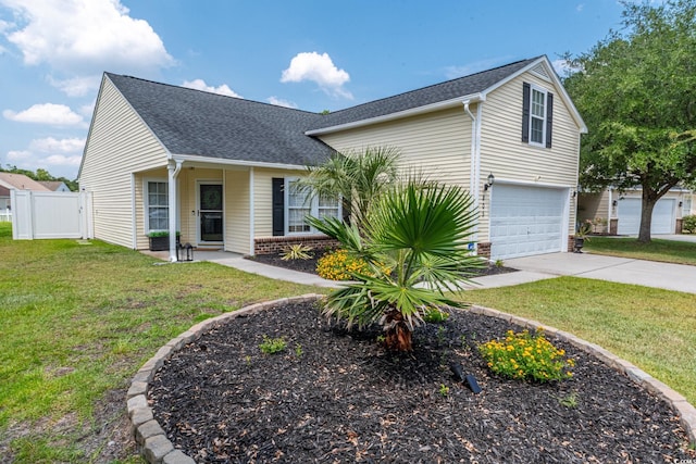 805 Cherry Bark Ct, Myrtle Beach, SC 29579 - view of front facade with driveway, an attached garage, and roof with shingles