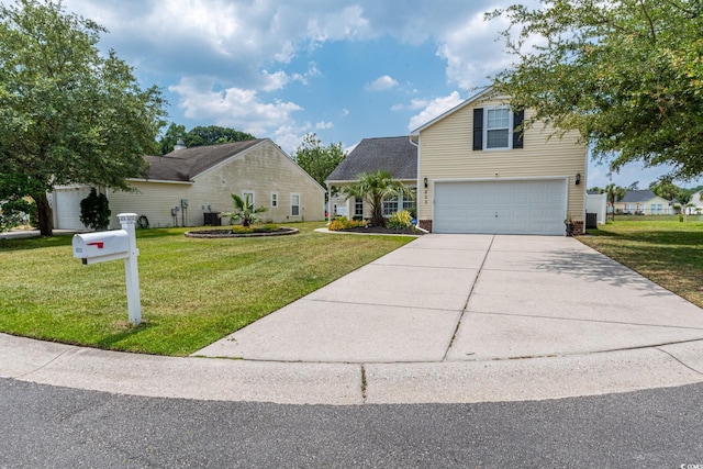 805 Cherry Bark Ct, Myrtle Beach, SC 29579 - traditional-style home featuring an attached garage, a front yard, and driveway