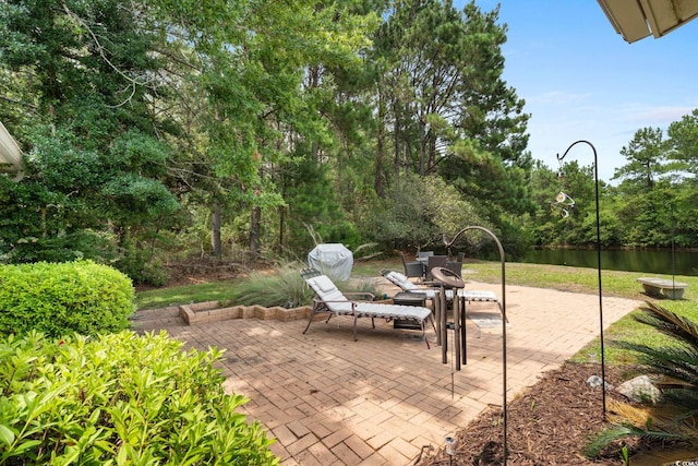 2611 Ringneck Trl, Myrtle Beach, SC 29588 - view of patio / terrace with a water view