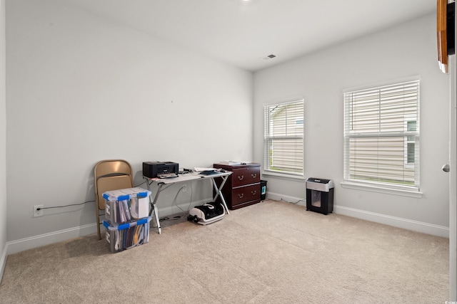 892 Harrison Mill St, Myrtle Beach, SC 29579 - carpeted home office with baseboards
