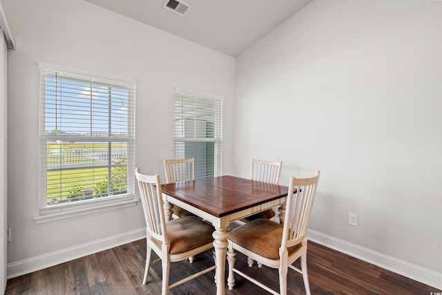 892 Harrison Mill St, Myrtle Beach, SC 29579 - dining room featuring plenty of natural light, wood finished floors, and vaulted ceiling