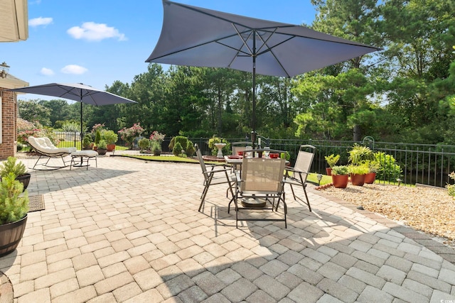 5904 Bridlewood Rd, North Myrtle Beach, SC 29582 - view of patio / terrace with outdoor dining space