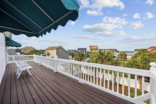 30462NDAVE N 62nd Ave N, North Myrtle Beach, SC 29582 - wooden deck with a residential view
