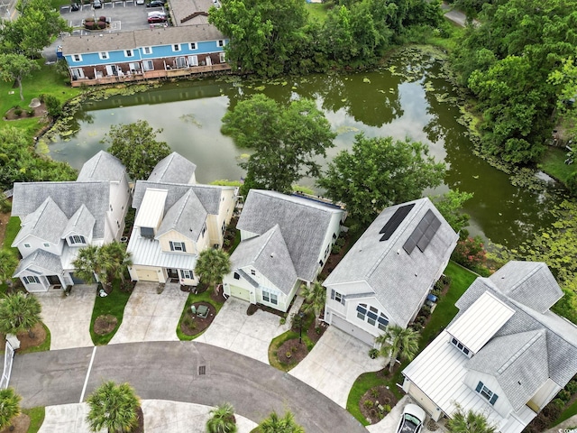 6624 Lagoon Pl, Myrtle Beach, SC 29572 - aerial perspective of suburban area with a large body of water