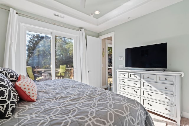 6624 Lagoon Pl, Myrtle Beach, SC 29572 - bedroom with access to exterior and baseboards