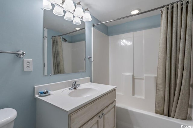 5404 N Ocean Blvd Unit 11-D, North Myrtle Beach, SC 29582 - full bath featuring vanity and shower / tub combo