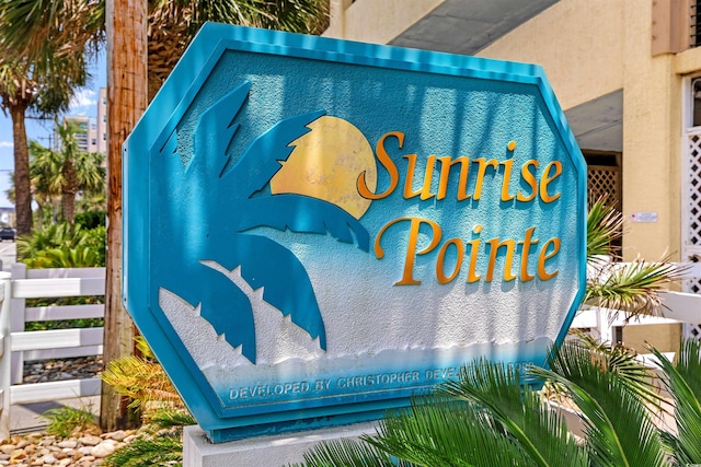5404 N Ocean Blvd Unit 11-D, North Myrtle Beach, SC 29582 - view of community / neighborhood sign