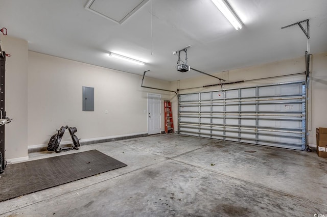 365 Lenox Dr, Conway, SC 29526 - garage with electric panel and a garage door opener