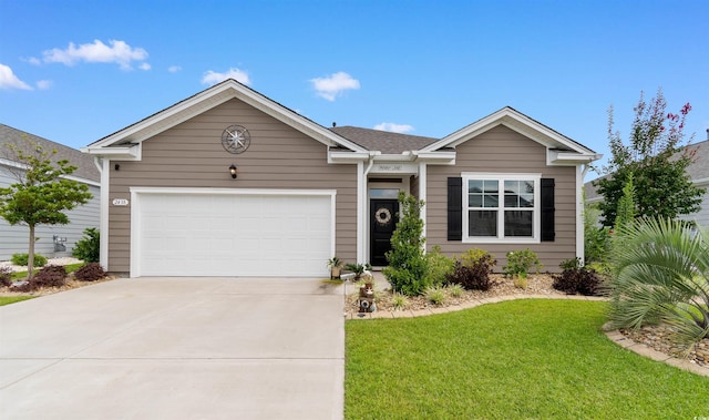 2438 Polaris Path, Myrtle Beach, SC 29577 - single story home featuring a garage, driveway, and a front lawn