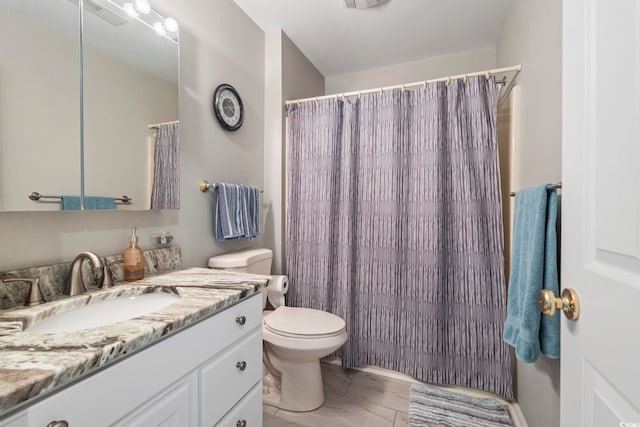 709 Triple Oak Ln, Garden City Beach, SC 29576 - full bath with vanity and a shower with curtain