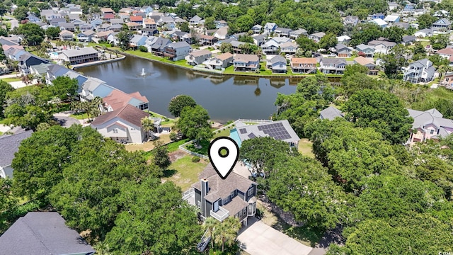709 Triple Oak Ln, Garden City Beach, SC 29576 - aerial view of residential area featuring a large body of water