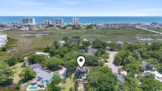 709 Triple Oak Ln, Garden City Beach, SC 29576 - aerial view of property's location featuring a large body of water