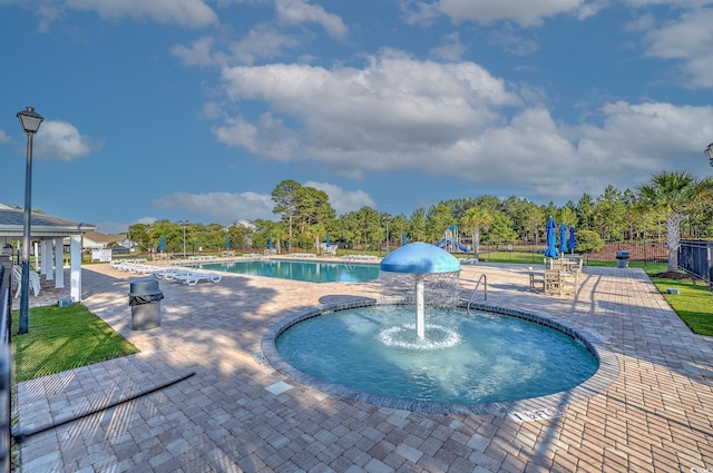 4524 E Walkerton Rd, Myrtle Beach, SC 29579 - community pool with a patio area