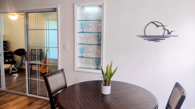 219 Birdie Way, Longs, SC 29568 - dining area featuring wood finished floors and a desk