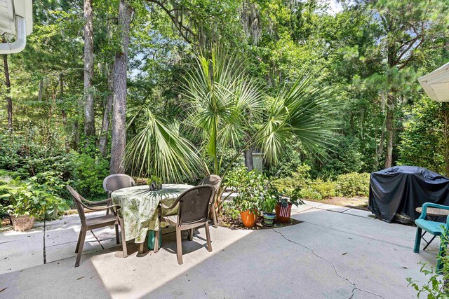 509 June Bug Ct, Myrtle Beach, SC 29588 - view of patio / terrace featuring area for grilling and outdoor dining space