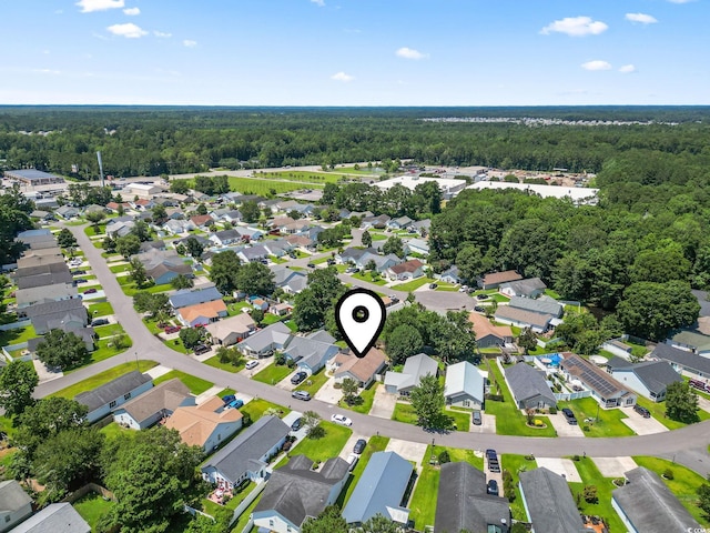 1007 Autumn Dr, Murrells Inlet, SC 29576 - aerial view of property and surrounding area with a forest and nearby suburban area