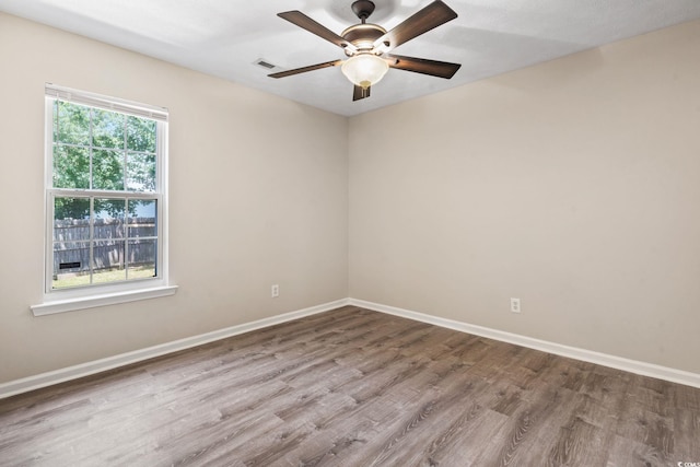 1007 Autumn Dr, Murrells Inlet, SC 29576 - unfurnished room featuring wood finished floors and a ceiling fan