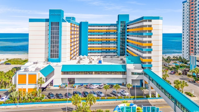 1501 S Ocean Blvd Unit 639, Myrtle Beach, SC 29577 - view of building exterior with a water view