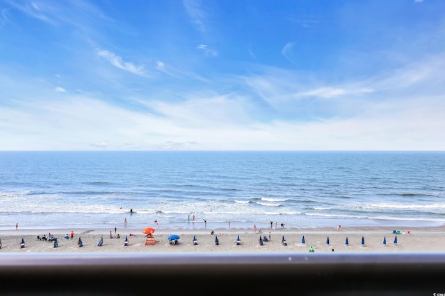 1501 S Ocean Blvd Unit 639, Myrtle Beach, SC 29577 - water view featuring nearby beach