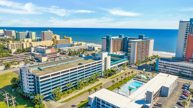 1501 S Ocean Blvd Unit 639, Myrtle Beach, SC 29577 - bird's eye view of a pool area and a nearby body of water