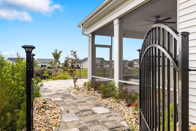 5087 Sundrop Ln, Little River, SC 29566 - view of patio with a residential view