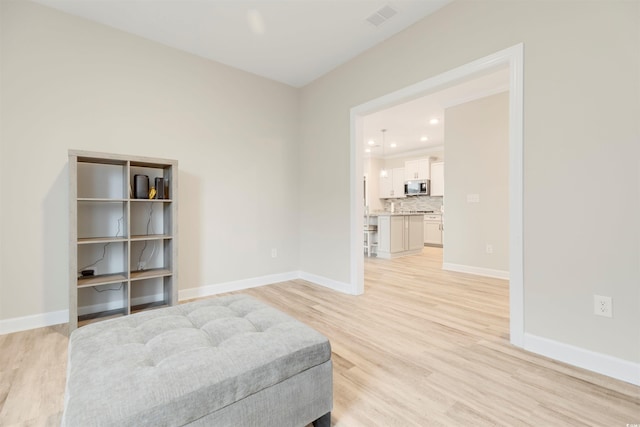5087 Sundrop Ln, Little River, SC 29566 - living area featuring light wood-style flooring and recessed lighting