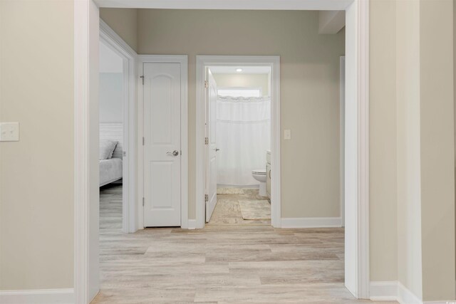 5087 Sundrop Ln, Little River, SC 29566 - corridor featuring light wood finished floors and baseboards