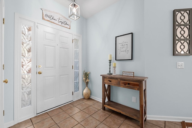 755 Wintercreeper Dr, Longs, SC 29568 - foyer with light tile patterned flooring and baseboards