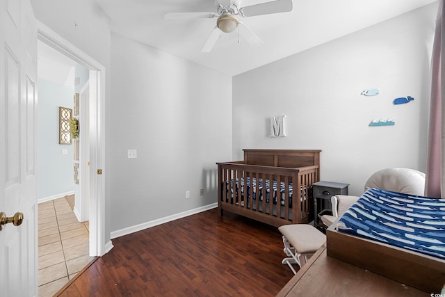 755 Wintercreeper Dr, Longs, SC 29568 - bedroom with wood finished floors and ceiling fan
