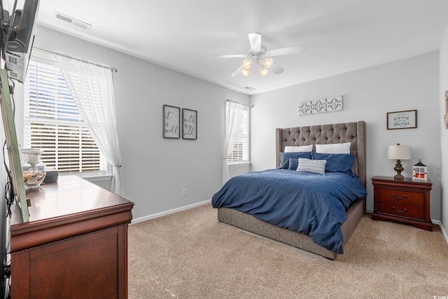 755 Wintercreeper Dr, Longs, SC 29568 - bedroom featuring light carpet and ceiling fan