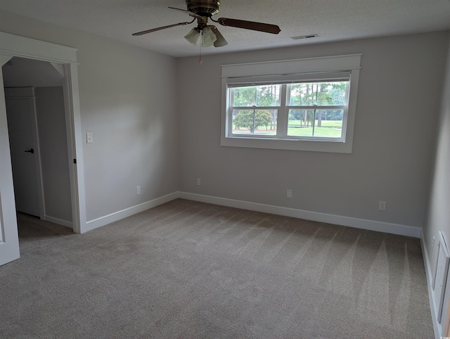 4719 National Dr, Myrtle Beach, SC 29579 - carpeted spare room featuring ceiling fan and a textured ceiling