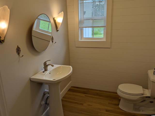 4719 National Dr, Myrtle Beach, SC 29579 - half bath featuring wood finished floors and wooden walls