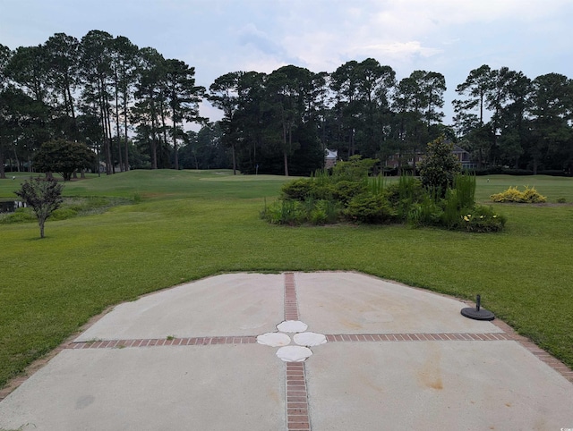 4719 National Dr, Myrtle Beach, SC 29579 - view of home's community featuring view of wooded area and a lawn