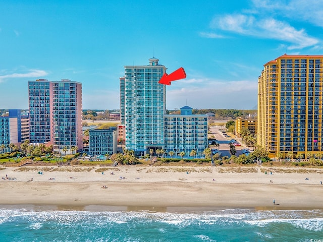 2504 N Ocean Blvd Unit 1730, Myrtle Beach, SC 29577 - view of city with expansive coastline