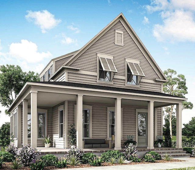 1627 Sayebrook Pkwy, Myrtle Beach, SC 29588 - view of front of house featuring a porch
