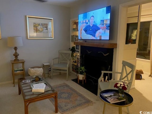 18 Canvas Back Cv Unit 122, Georgetown, SC 29440 - carpeted living room featuring baseboards