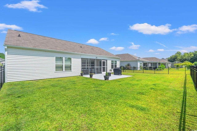 1108 Donald St, Conway, SC 29527 - back of house featuring a patio area and a fenced backyard